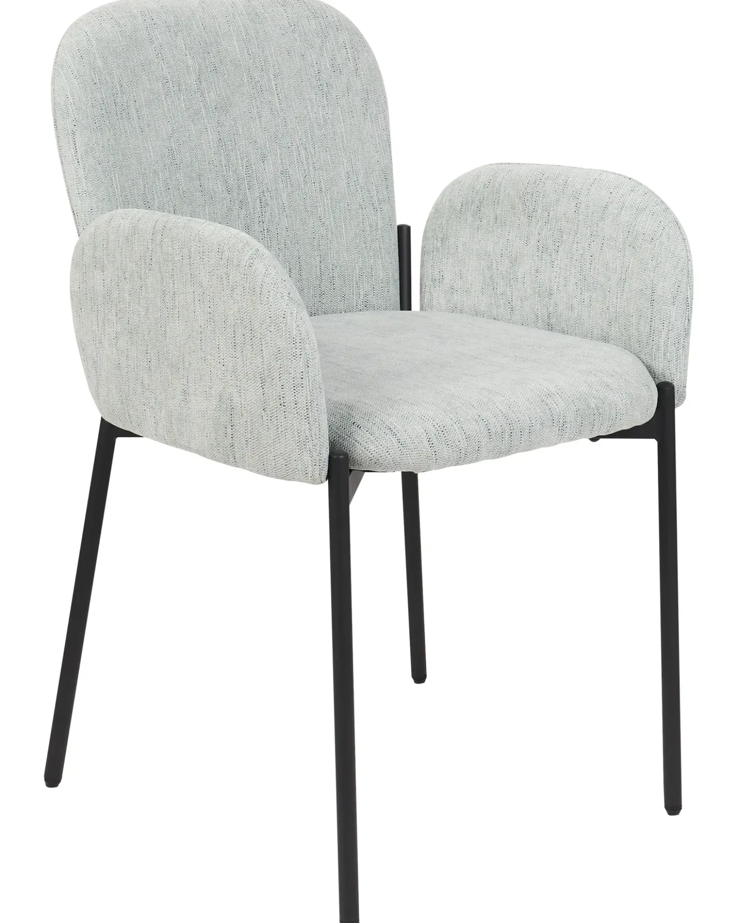 Set di 2 sedie da pranzo ALBEE Tessuto Verde menta