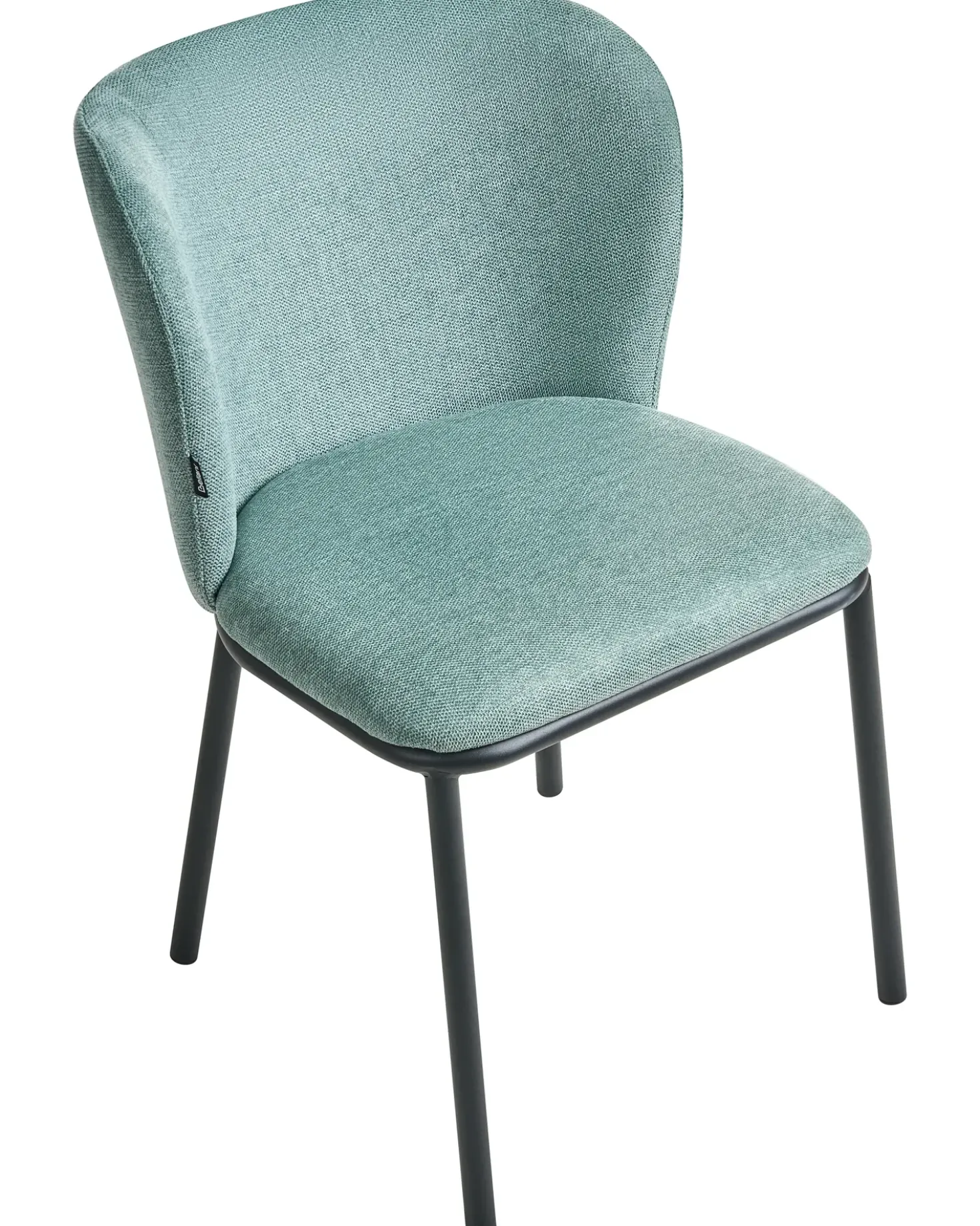 Set di 2 sedie da pranzo ARTESIA Tessuto Verde menta