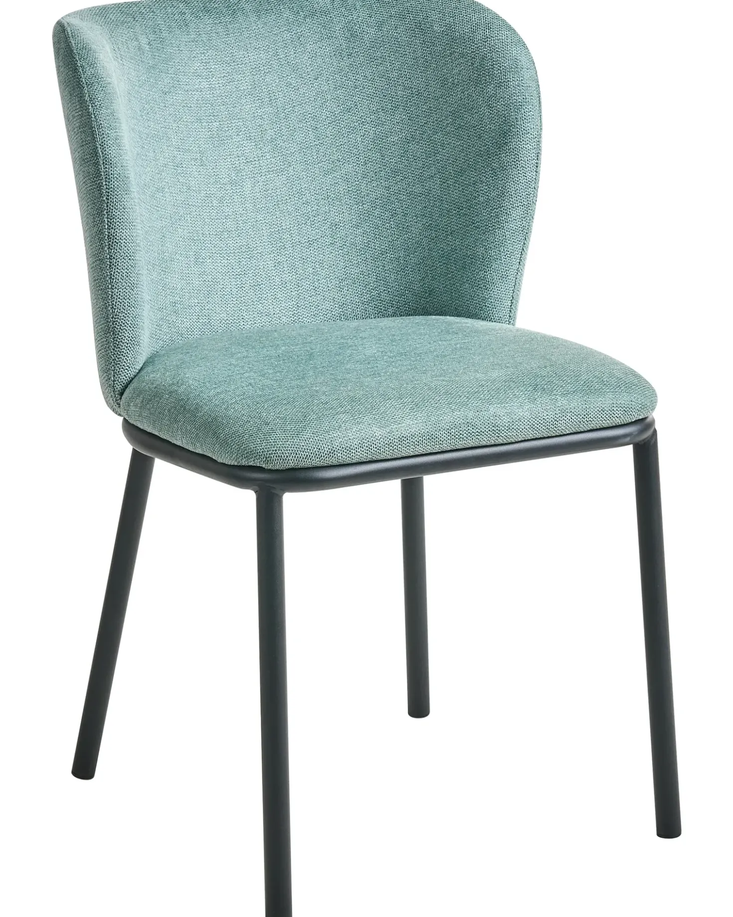 Set di 2 sedie da pranzo ARTESIA Tessuto Verde menta