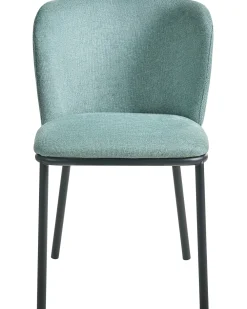 Set di 2 sedie da pranzo ARTESIA Tessuto Verde menta