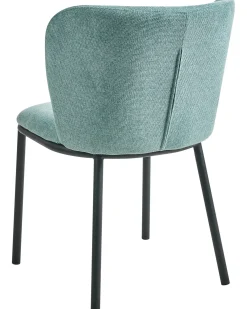 Set di 2 sedie da pranzo ARTESIA Tessuto Verde menta