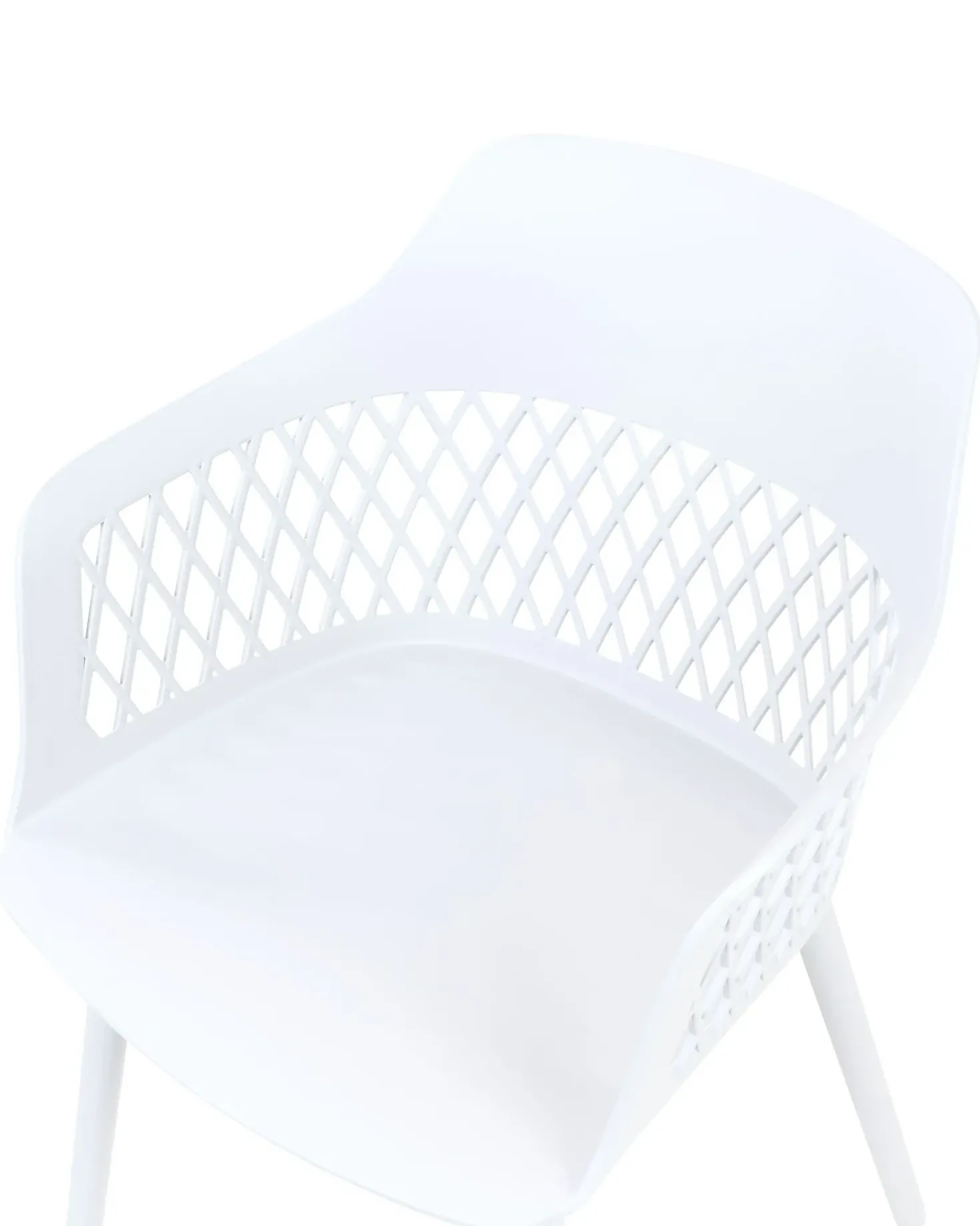 Set di 2 sedie da pranzo ALMIRA Bianco