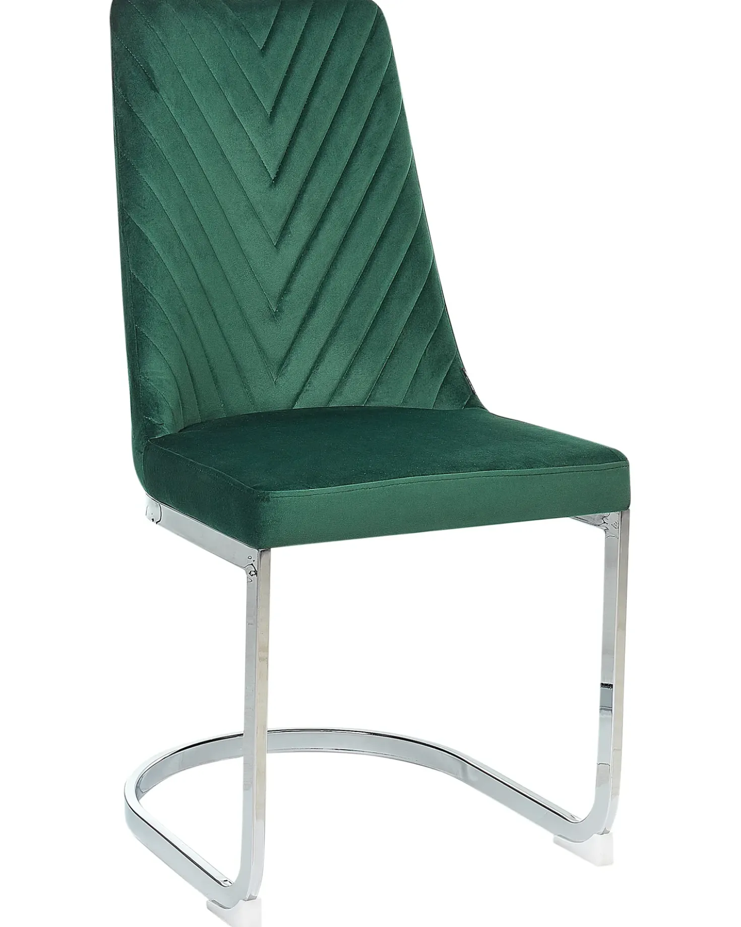Set di 2 sedie da pranzo ALTOONA Velluto Verde smeraldo