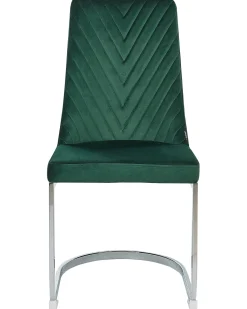 Set di 2 sedie da pranzo ALTOONA Velluto Verde smeraldo