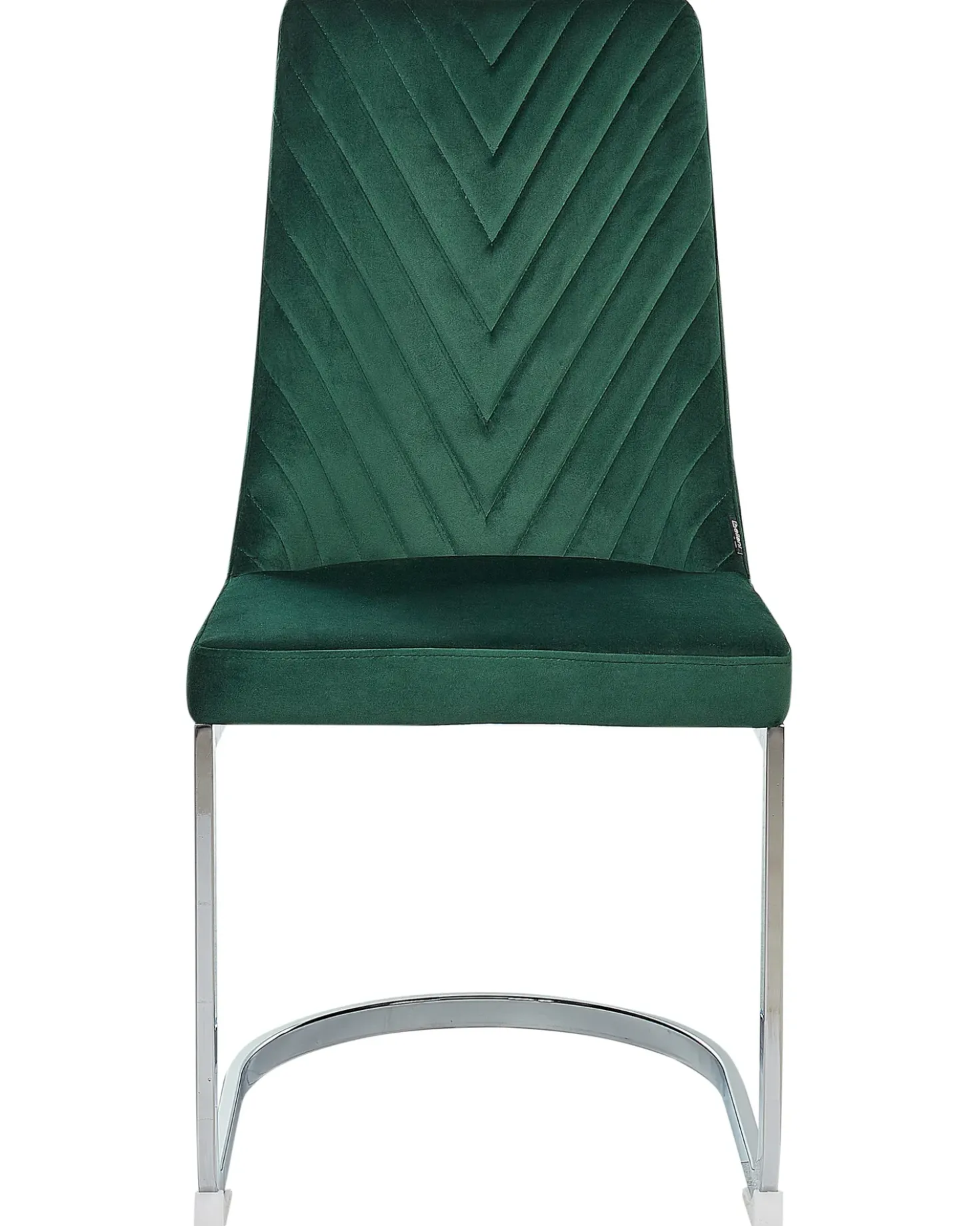 Set di 2 sedie da pranzo ALTOONA Velluto Verde smeraldo