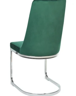 Set di 2 sedie da pranzo ALTOONA Velluto Verde smeraldo