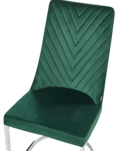 Set di 2 sedie da pranzo ALTOONA Velluto Verde smeraldo