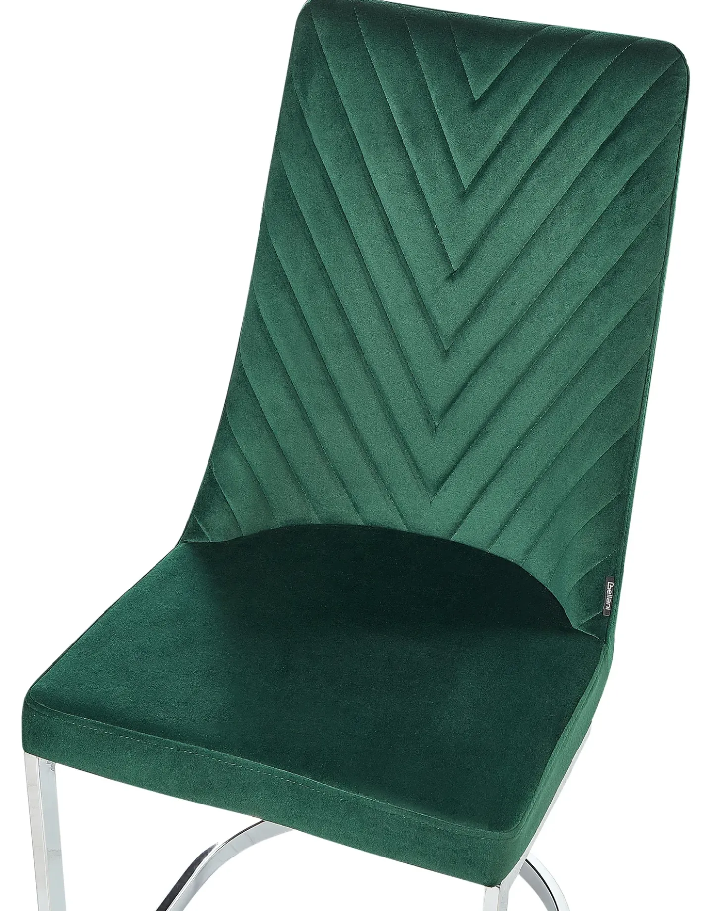 Set di 2 sedie da pranzo ALTOONA Velluto Verde smeraldo