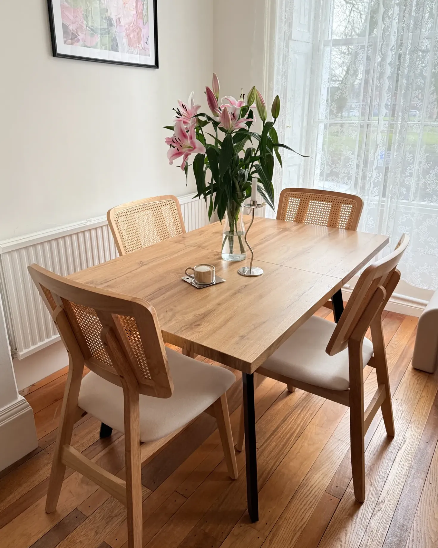 Set di 2 sedie da pranzo ALCOVA Legno Marrone chiaro