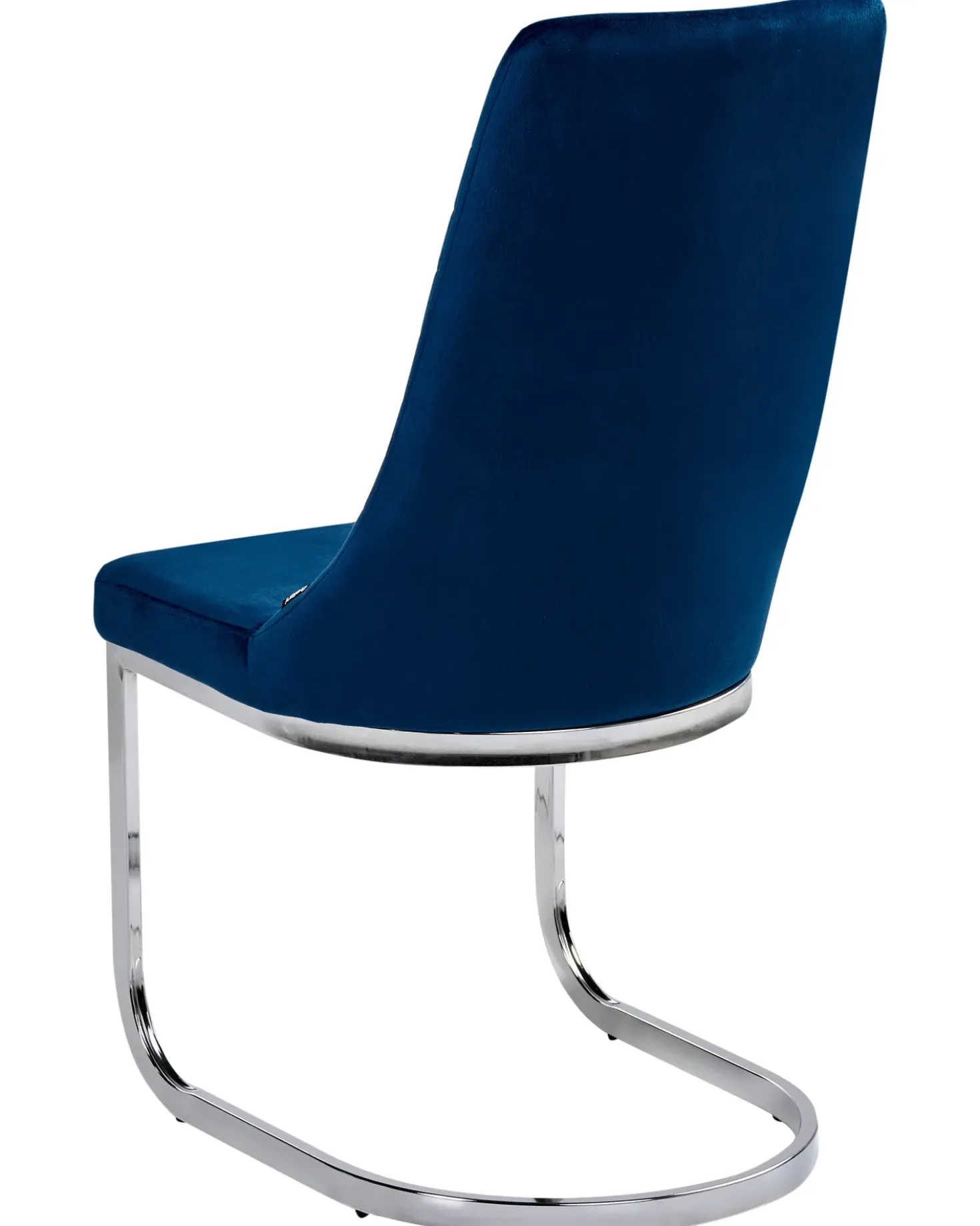 Set di 2 sedie da pranzo ALTOONA Velluto Blu marino