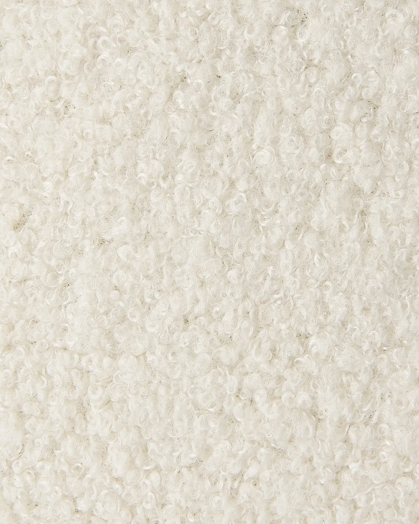 Set di 2 sedie da pranzo AMES Bouclé Bianco sporco