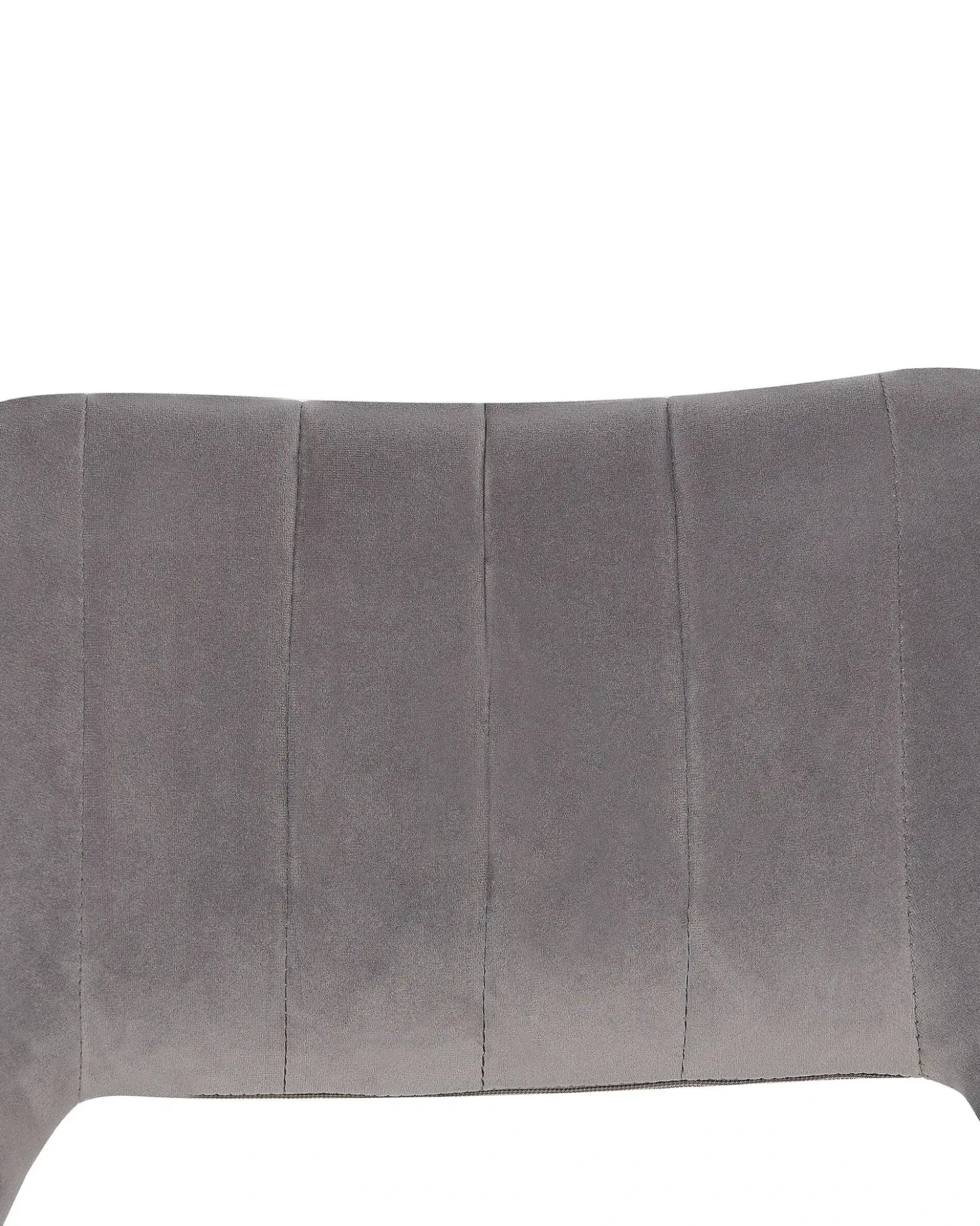 Set di 2 sedie da pranzo ANSLEY Velluto Grigio