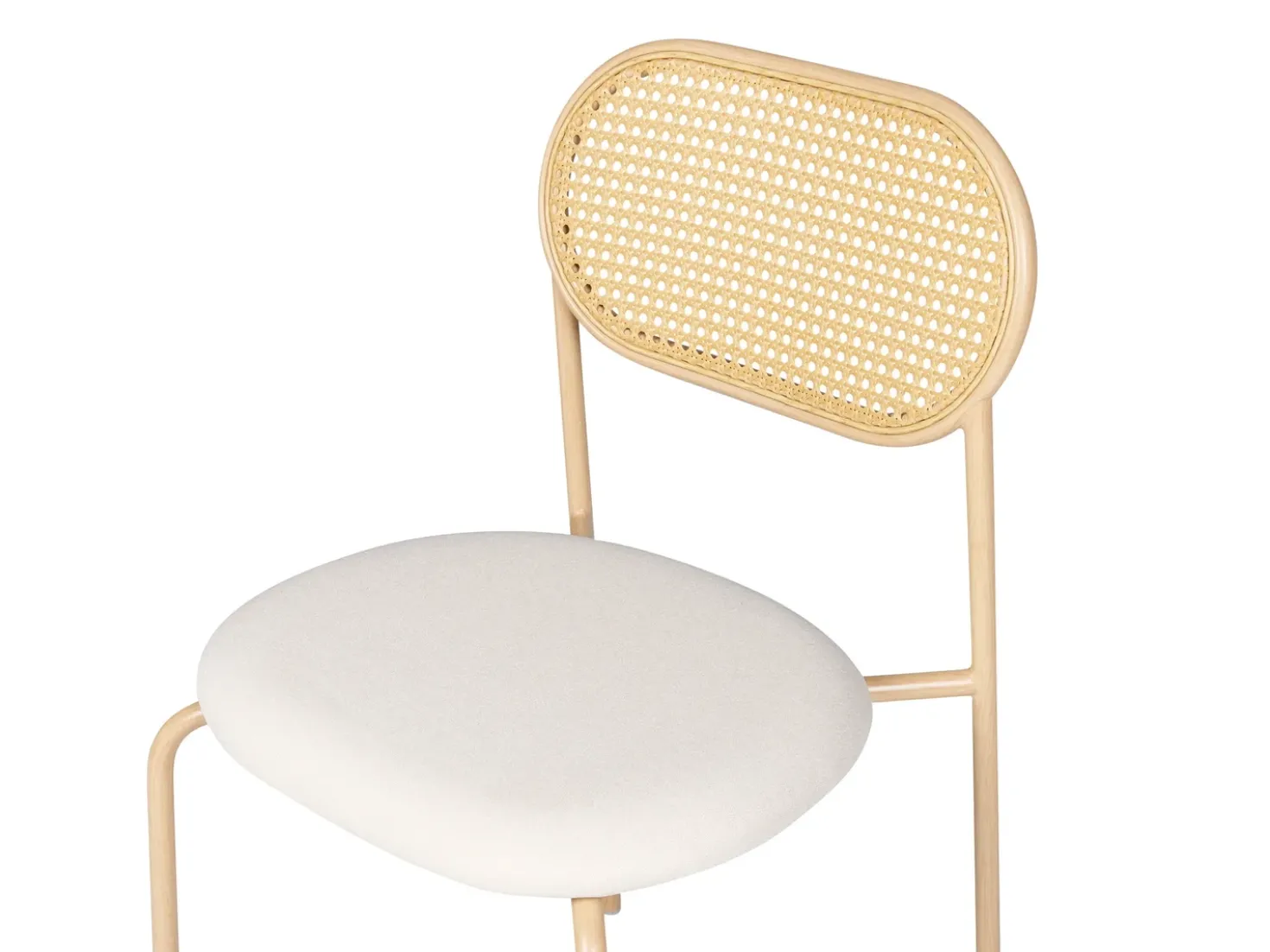 Set di 2 sedie da pranzo ADAVER Metallo Marrone chiaro