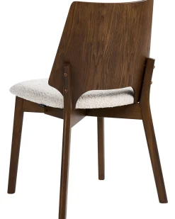 Set di 2 sedie da pranzo ABEE Marrone/Beige chiaro