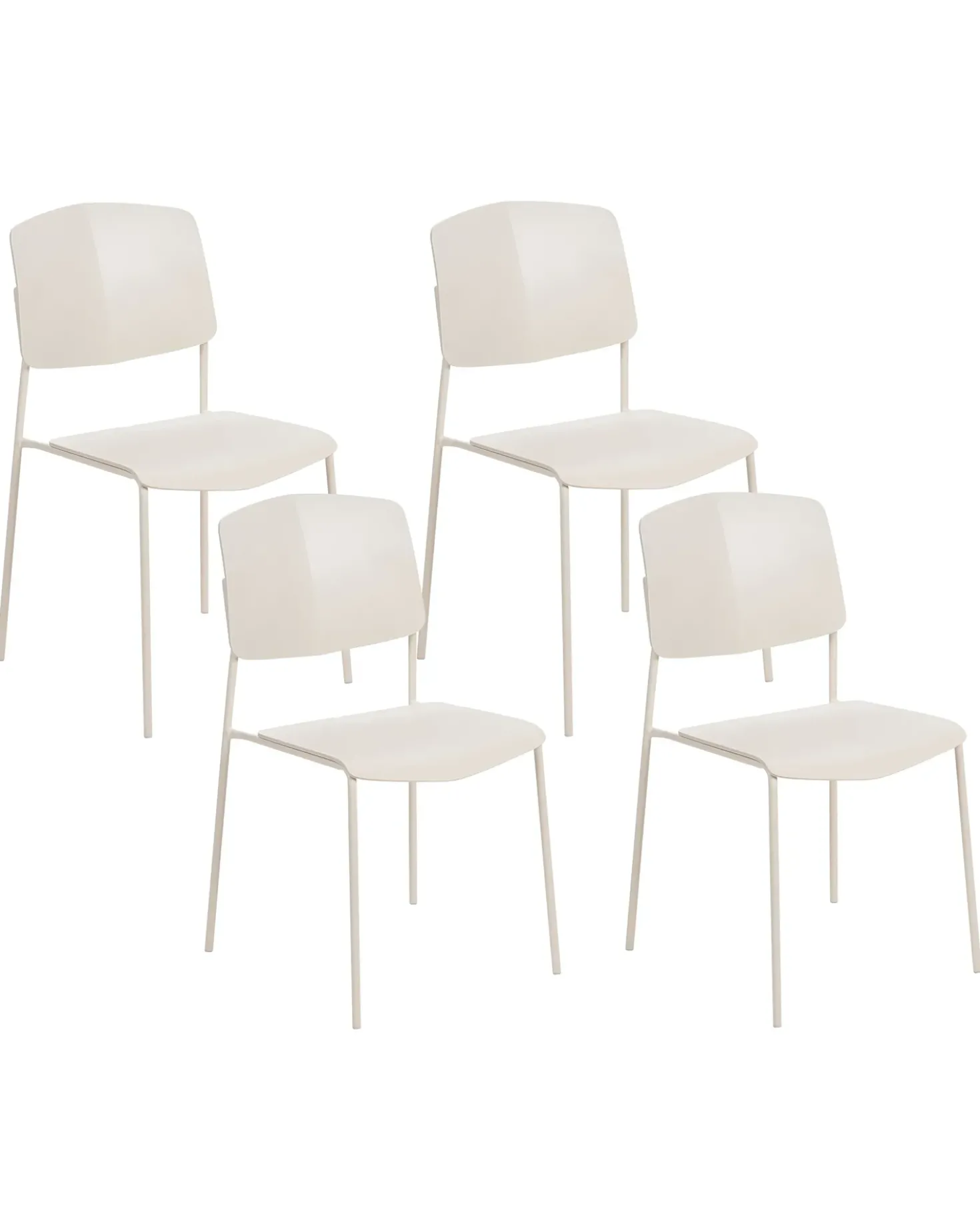 Set di 4 sedie da pranzo ASTORIA Beige