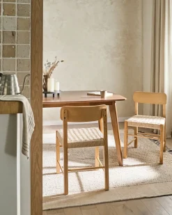 Set di 2 sedie da pranzo ALLOS Legno Marrone chiaro
