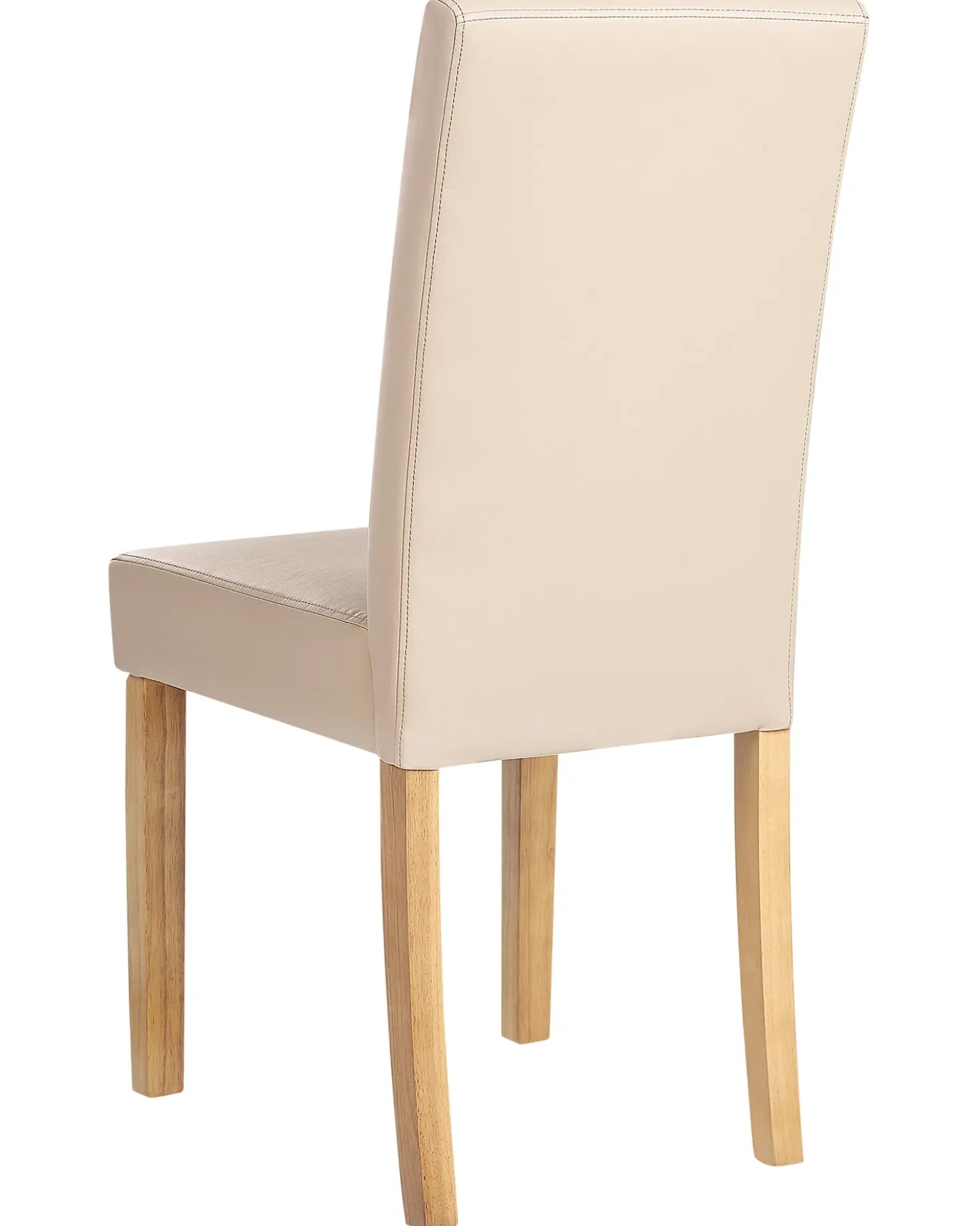 Set di 2 sedie da pranzo BROADWAY Pelle sintetica Beige