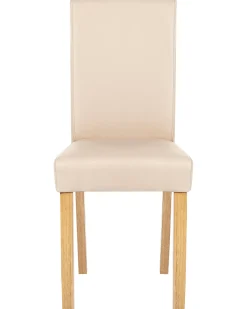 Set di 2 sedie da pranzo BROADWAY Pelle sintetica Beige