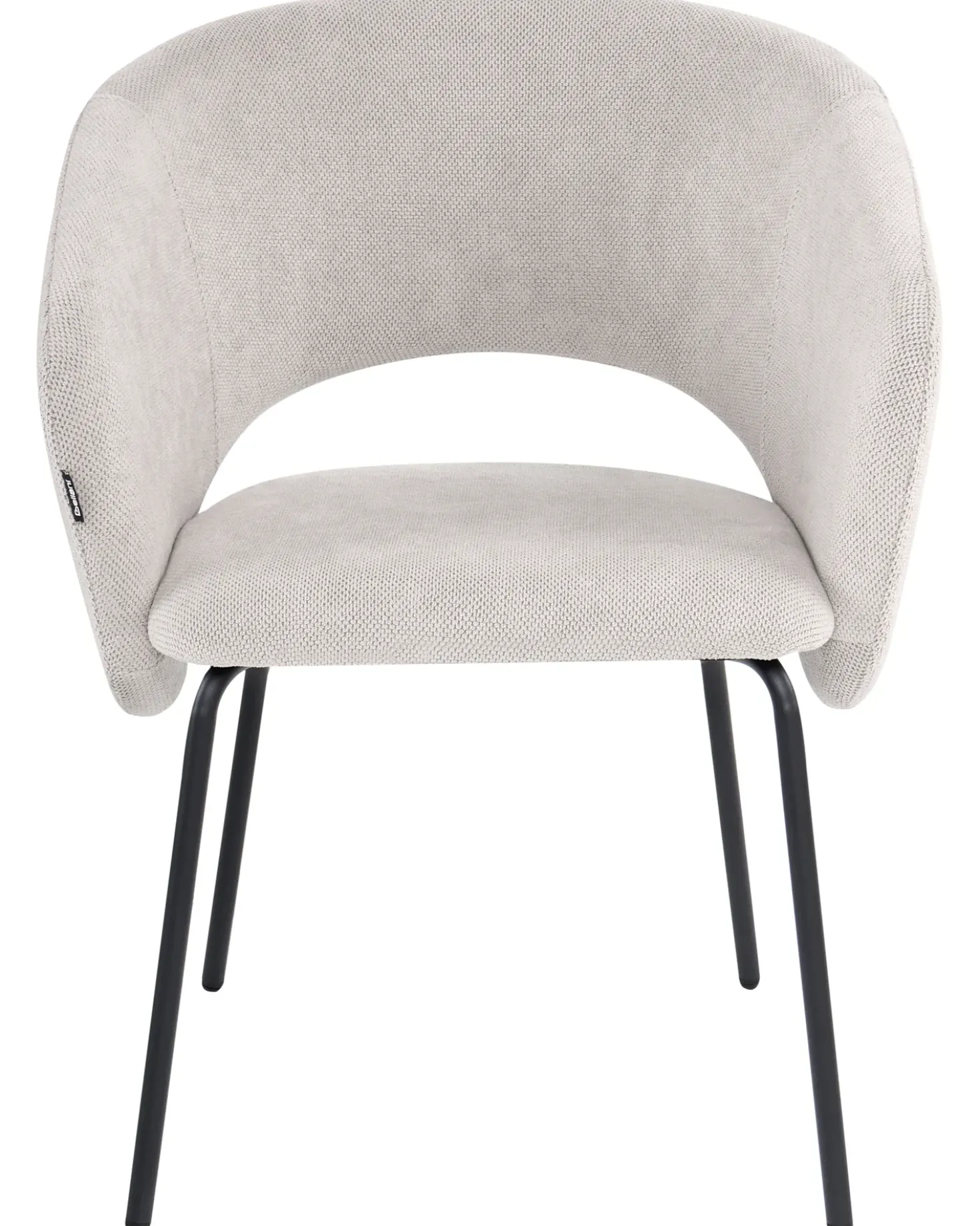 Set di 2 sedie da pranzo BLAKELY Tessuto Bianco sporco