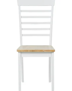 Set di 2 sedie da pranzo BATTERSBY Legno Bianco