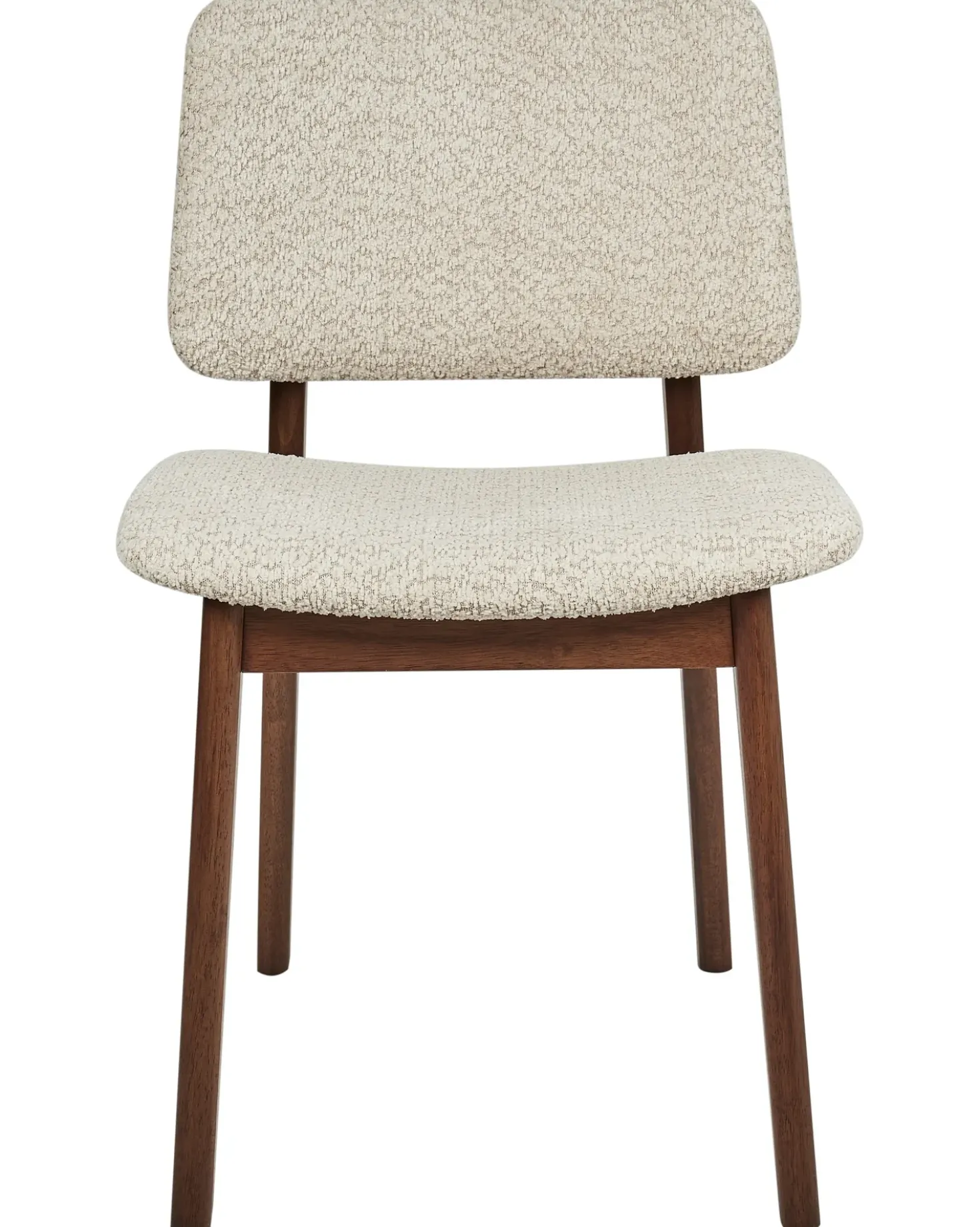 Set di 2 sedie da pranzo BLANE Bouclé Marrone scuro/Beige