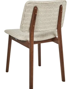 Set di 2 sedie da pranzo BLANE Bouclé Marrone scuro/Beige