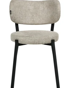 Set di 2 sedie da pranzo BRONTE Tessuto Beige