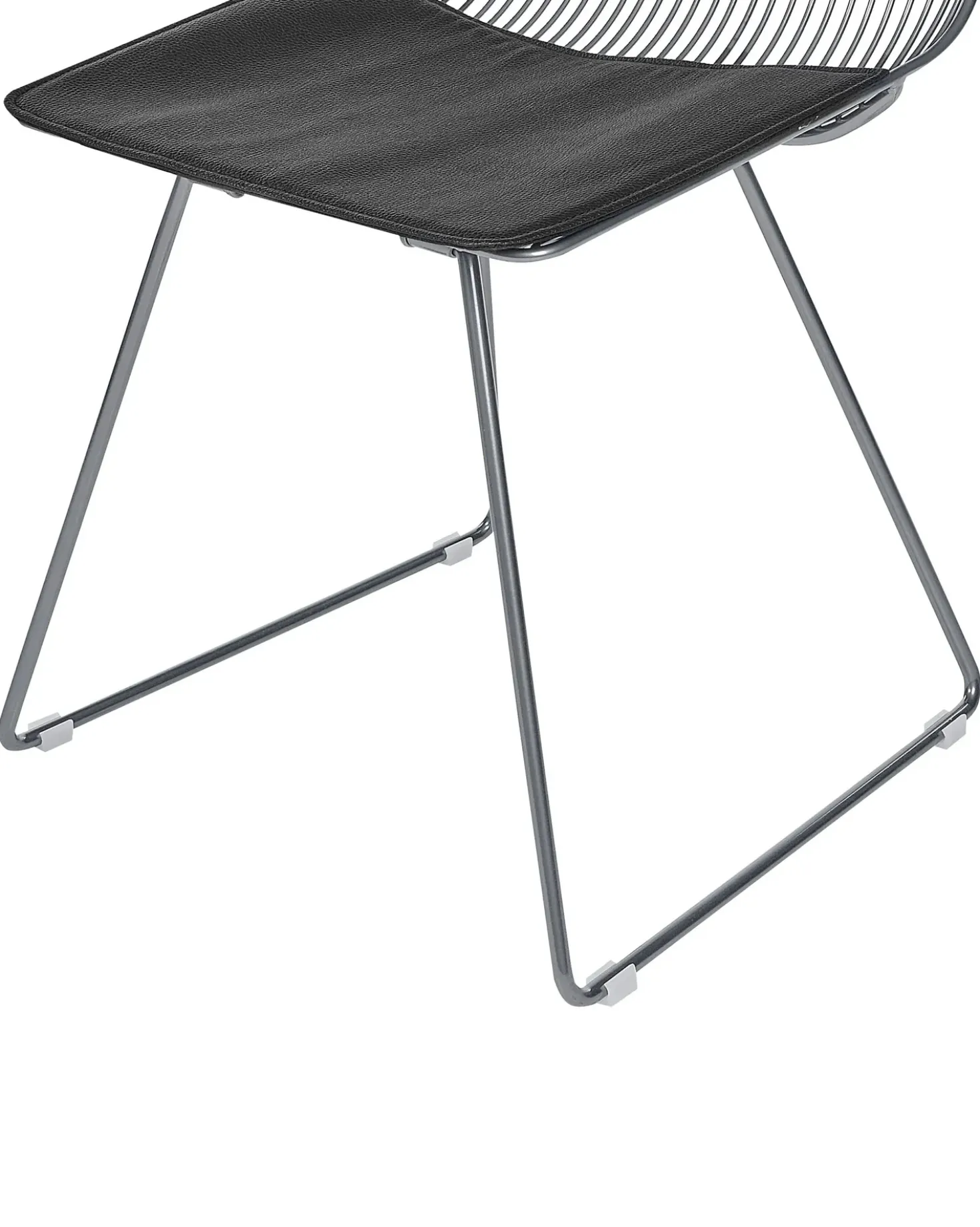 Set di 2 sedie da pranzo BEATTY Metallo Argento
