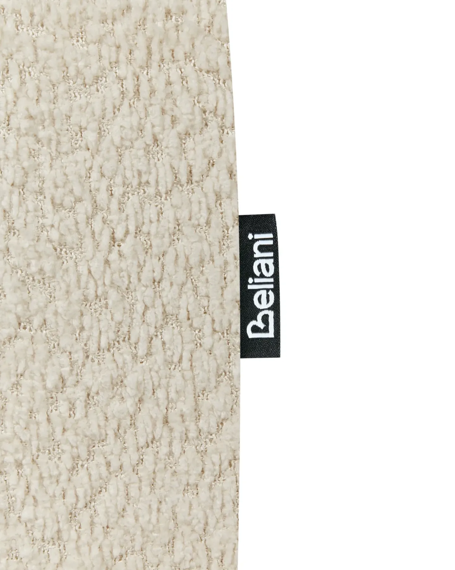 Set di 2 sedie da pranzo BLANE Bouclé Marrone chiaro/Bianco