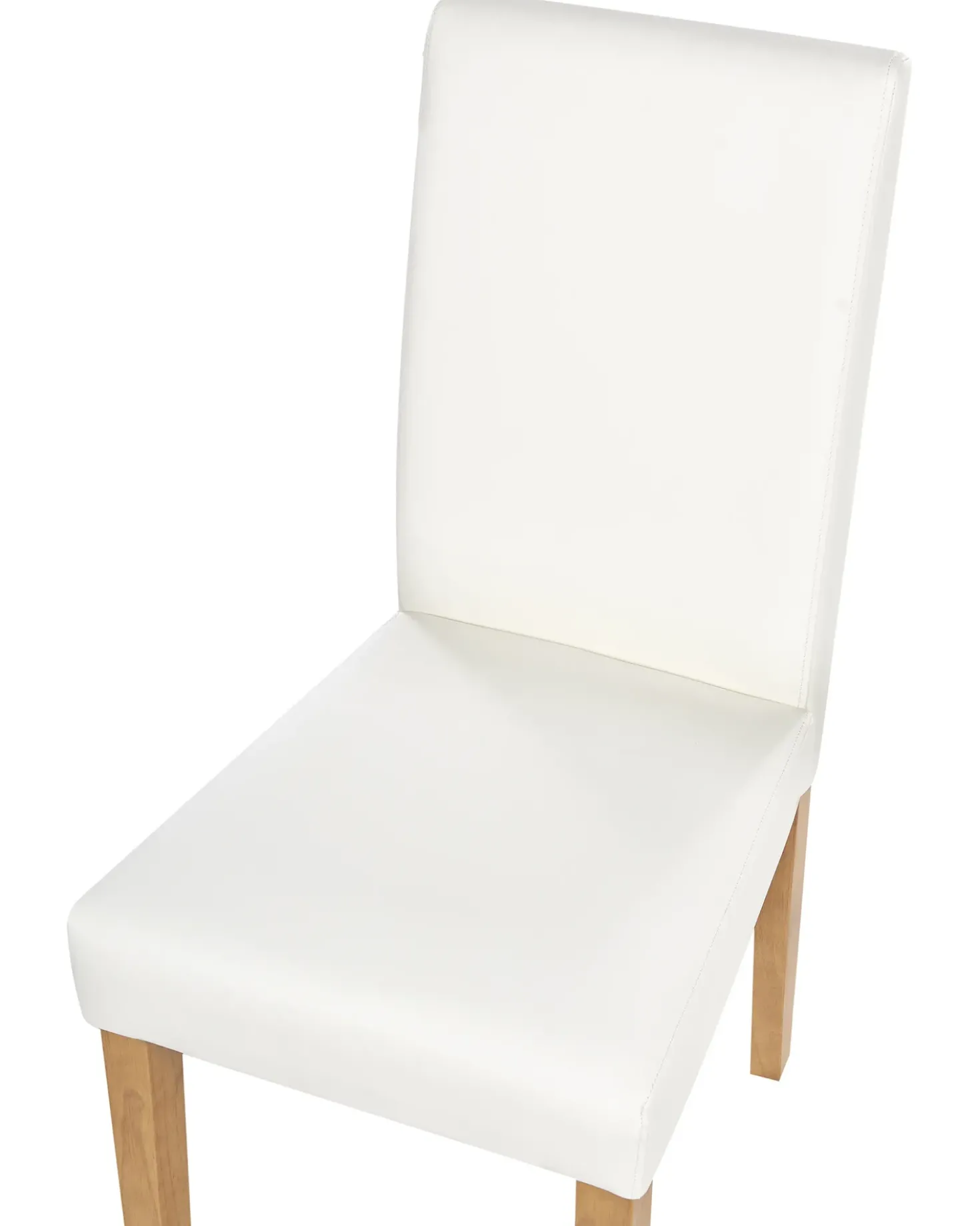 Set di 2 sedie da pranzo BROADWAY Pelle sintetica Bianco