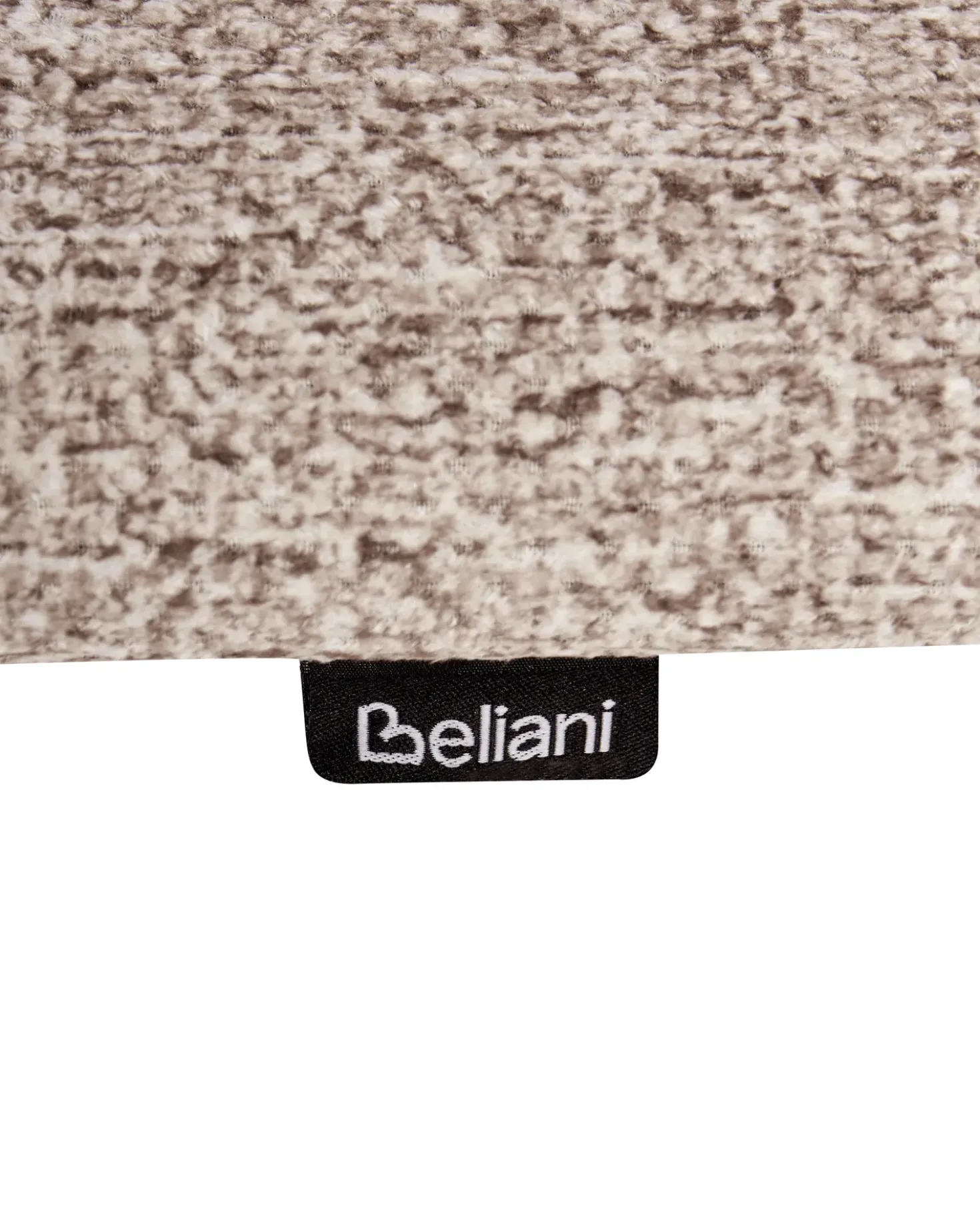 Set di 2 sedie da pranzo BLANE Bouclé Marrone scuro/Tortora