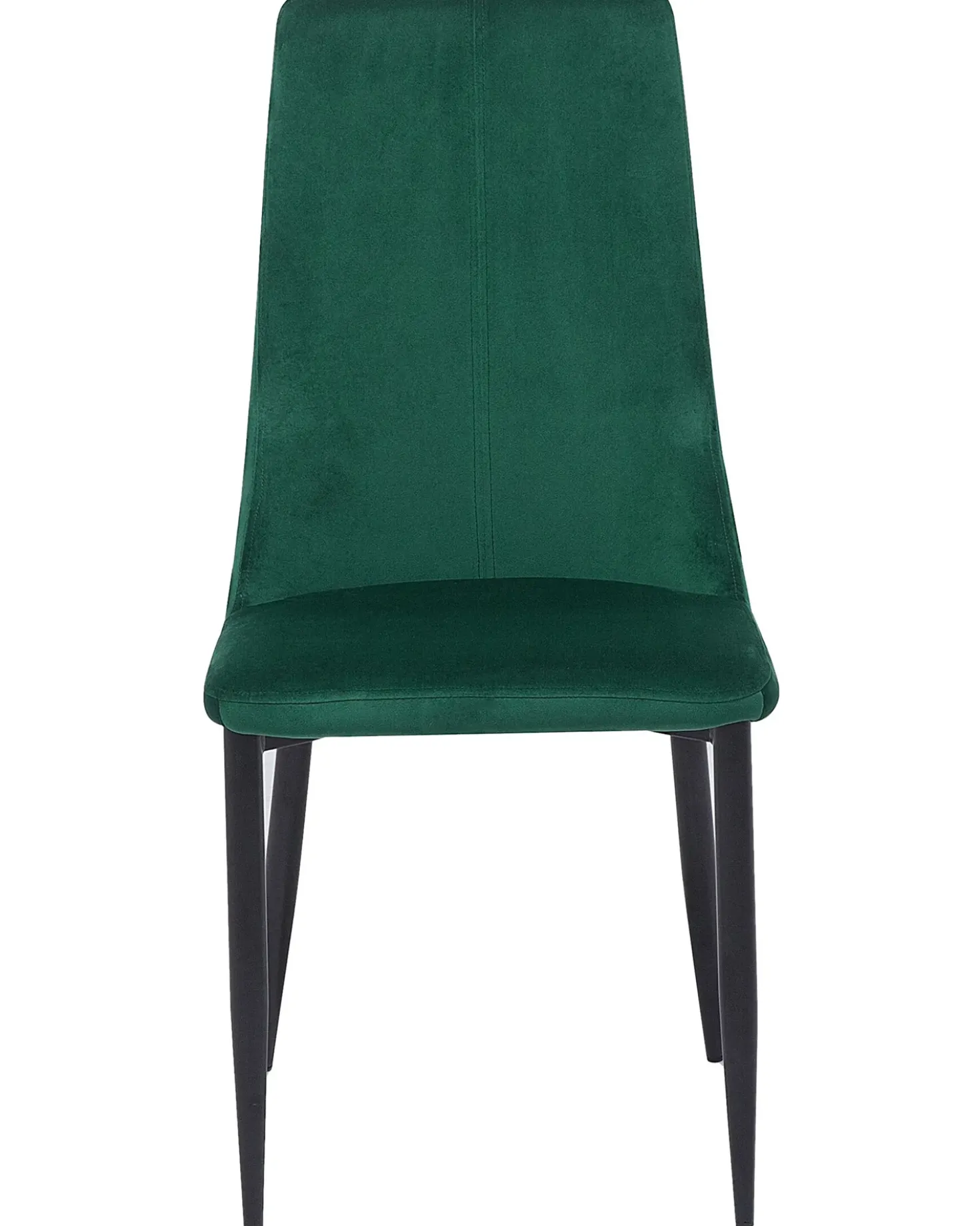 Set di 2 sedie da pranzo CLAYTON Velluto Verde smeraldo