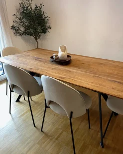 Set di 2 sedie da pranzo COVELO Velluto Grigio