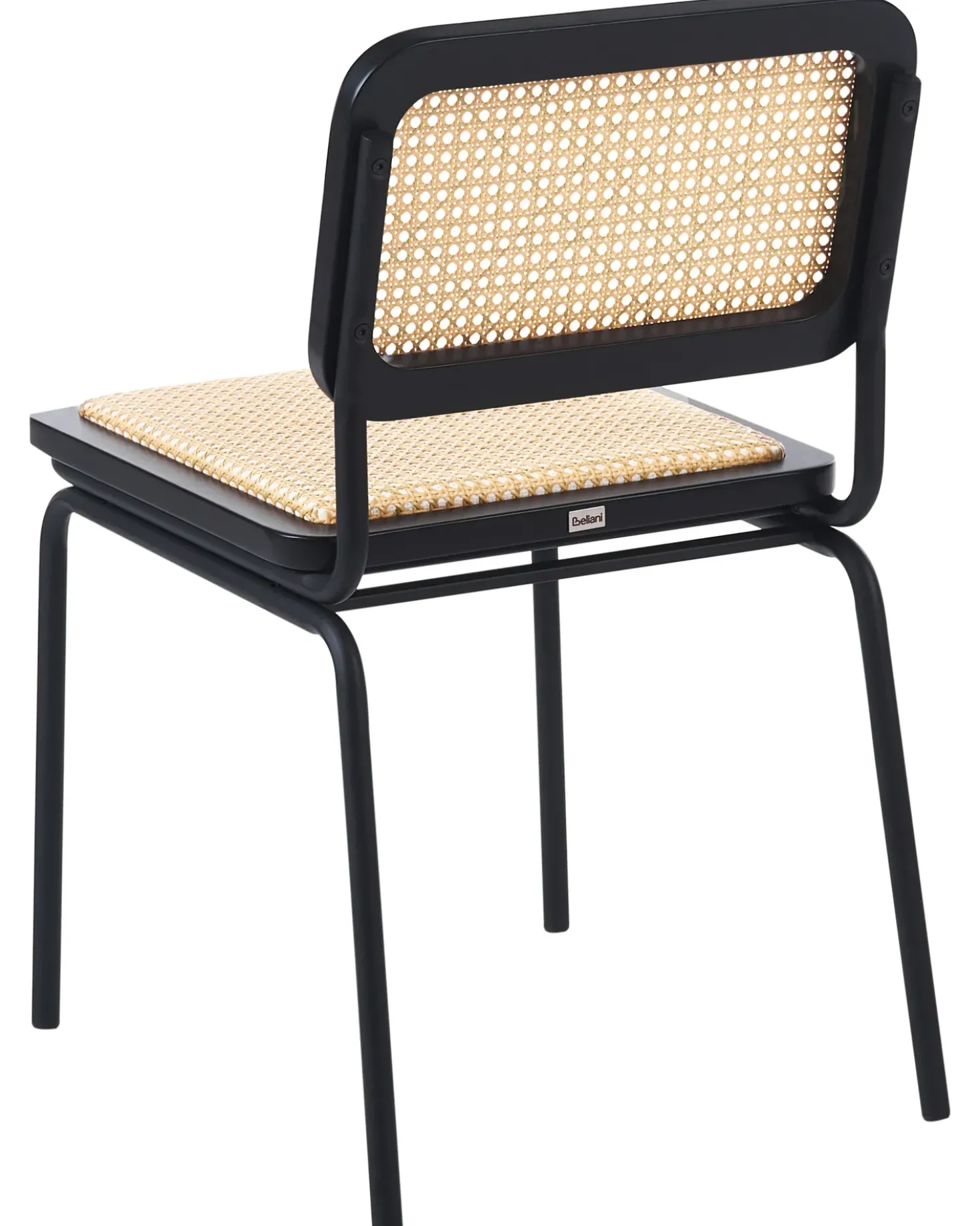 Set di 2 sedie da pranzo CORVALLIS Rattan sintetico (PE) Nero