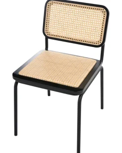 Set di 2 sedie da pranzo CORVALLIS Rattan sintetico (PE) Nero