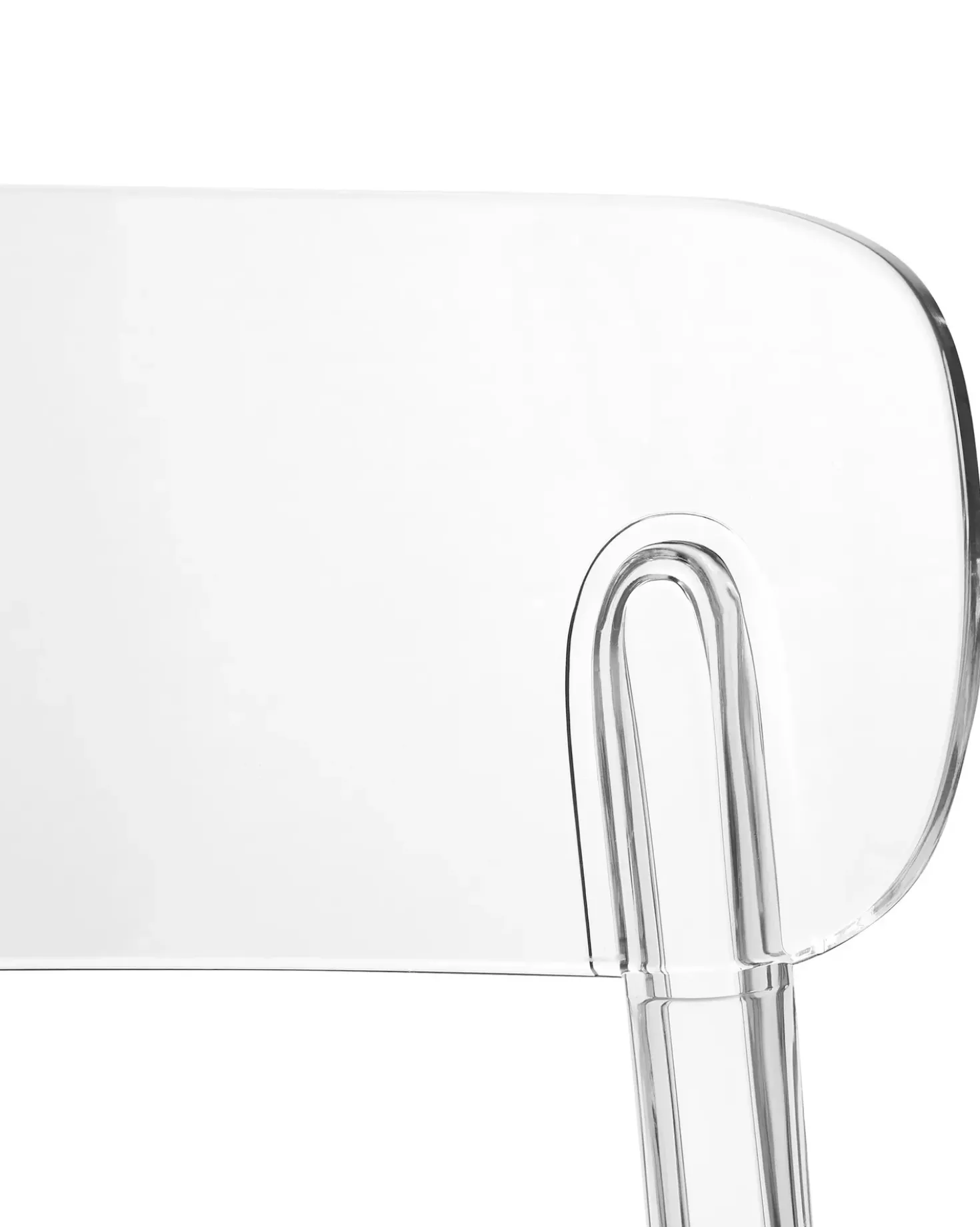 Set di 2 sedie da pranzo COVINGTON Trasparente