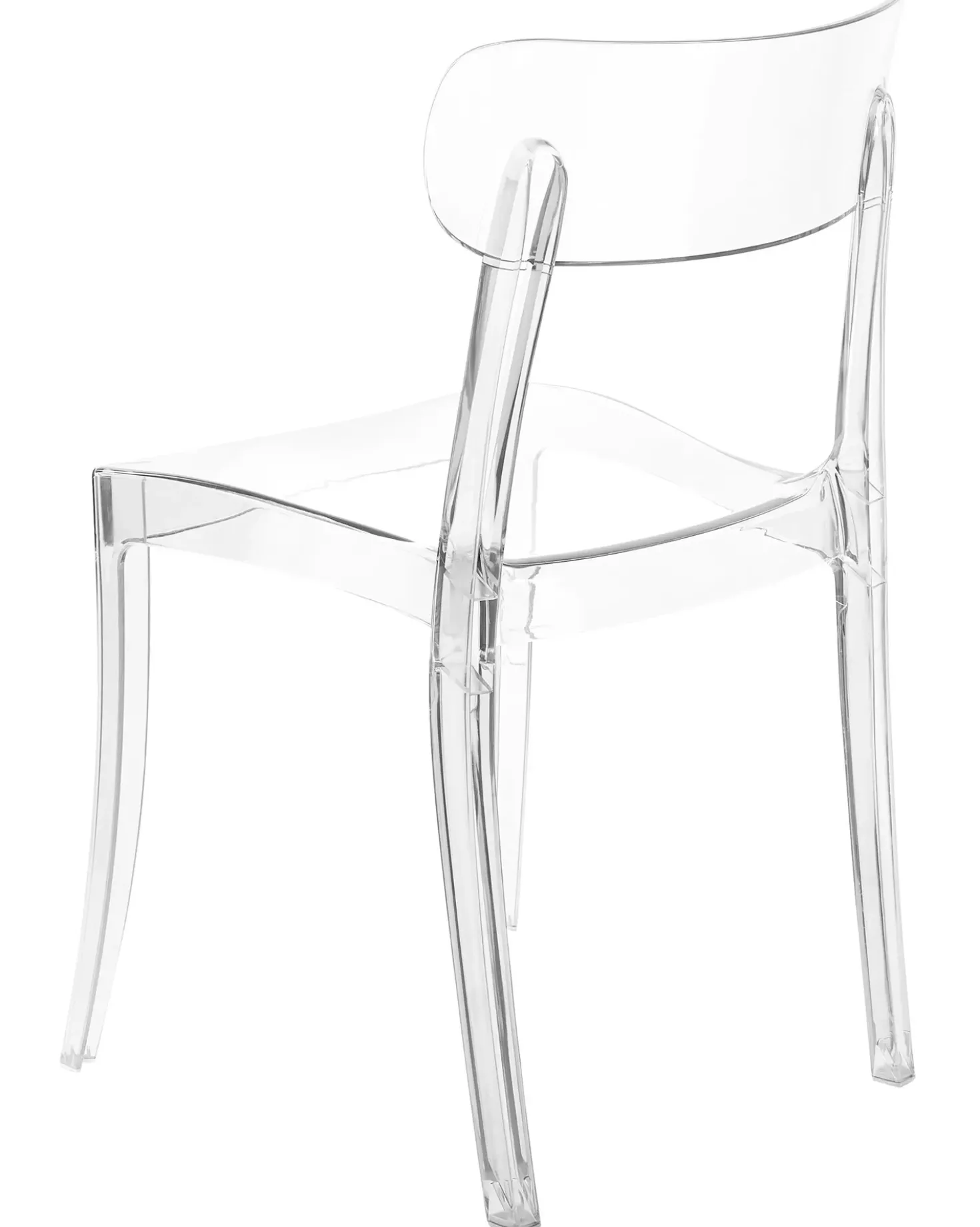 Set di 2 sedie da pranzo COVINGTON Trasparente