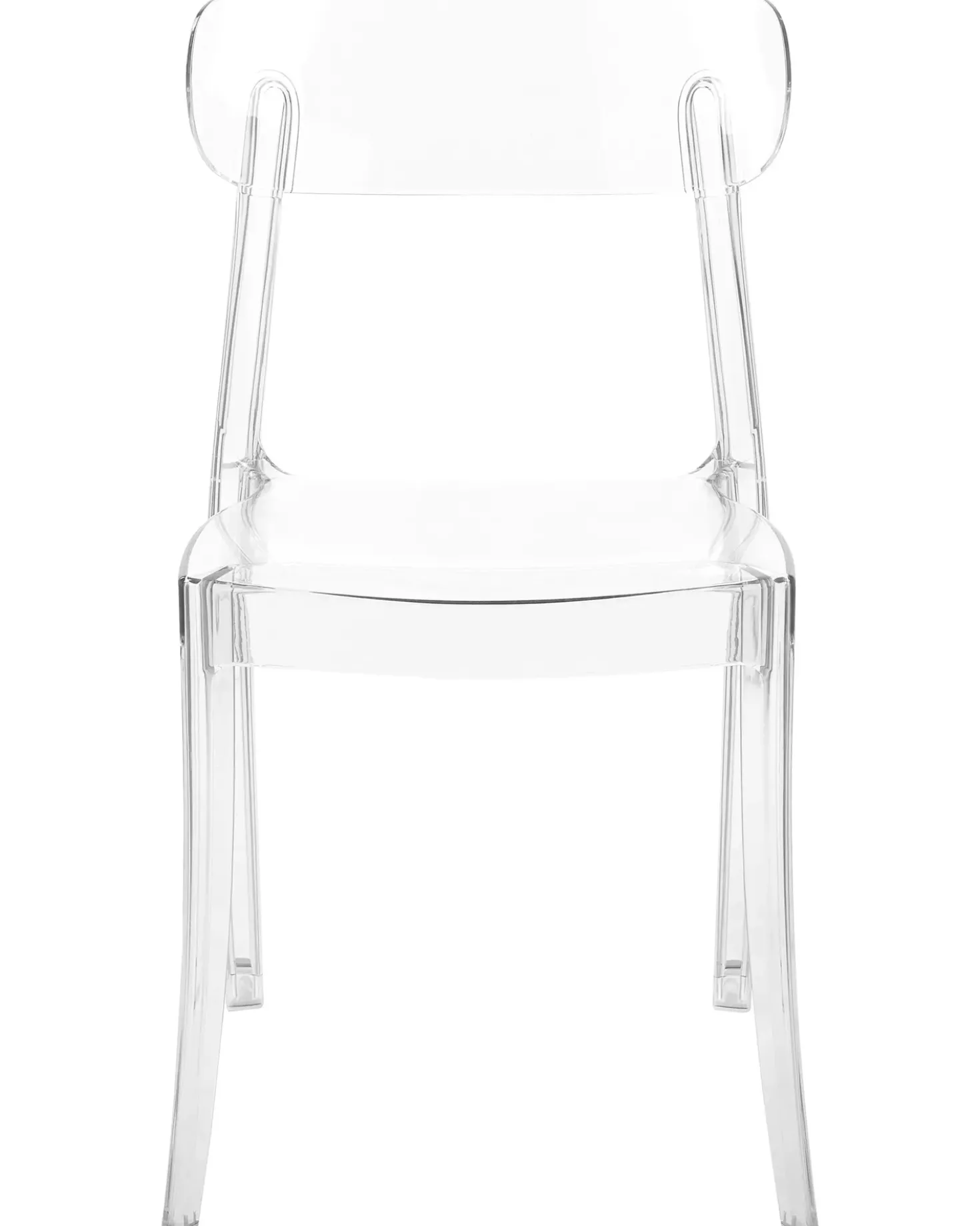 Set di 2 sedie da pranzo COVINGTON Trasparente