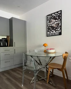 Set di 2 sedie da pranzo COVINGTON Trasparente