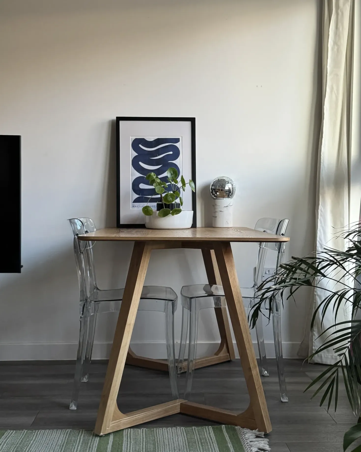 Set di 2 sedie da pranzo COVINGTON Trasparente