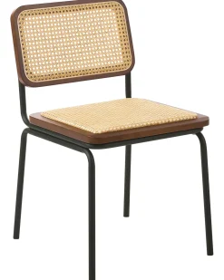 Set di 2 sedie da pranzo CORVALLIS Rattan sintetico (PE) Marrone