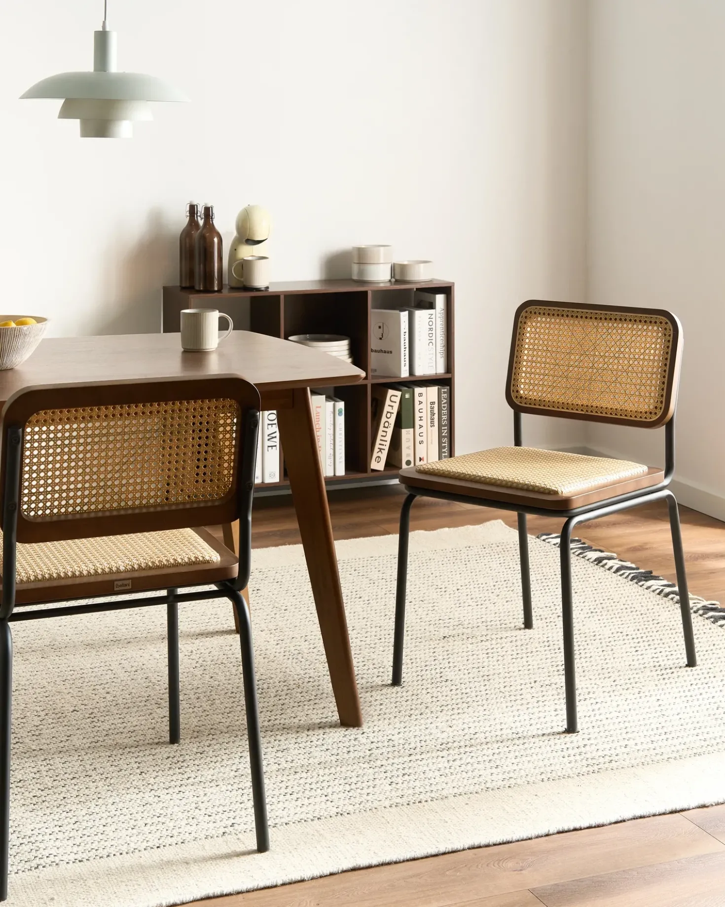 Set di 2 sedie da pranzo CORVALLIS Rattan sintetico (PE) Marrone