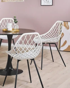 Set di 2 sedie da pranzo CANTON Bianco