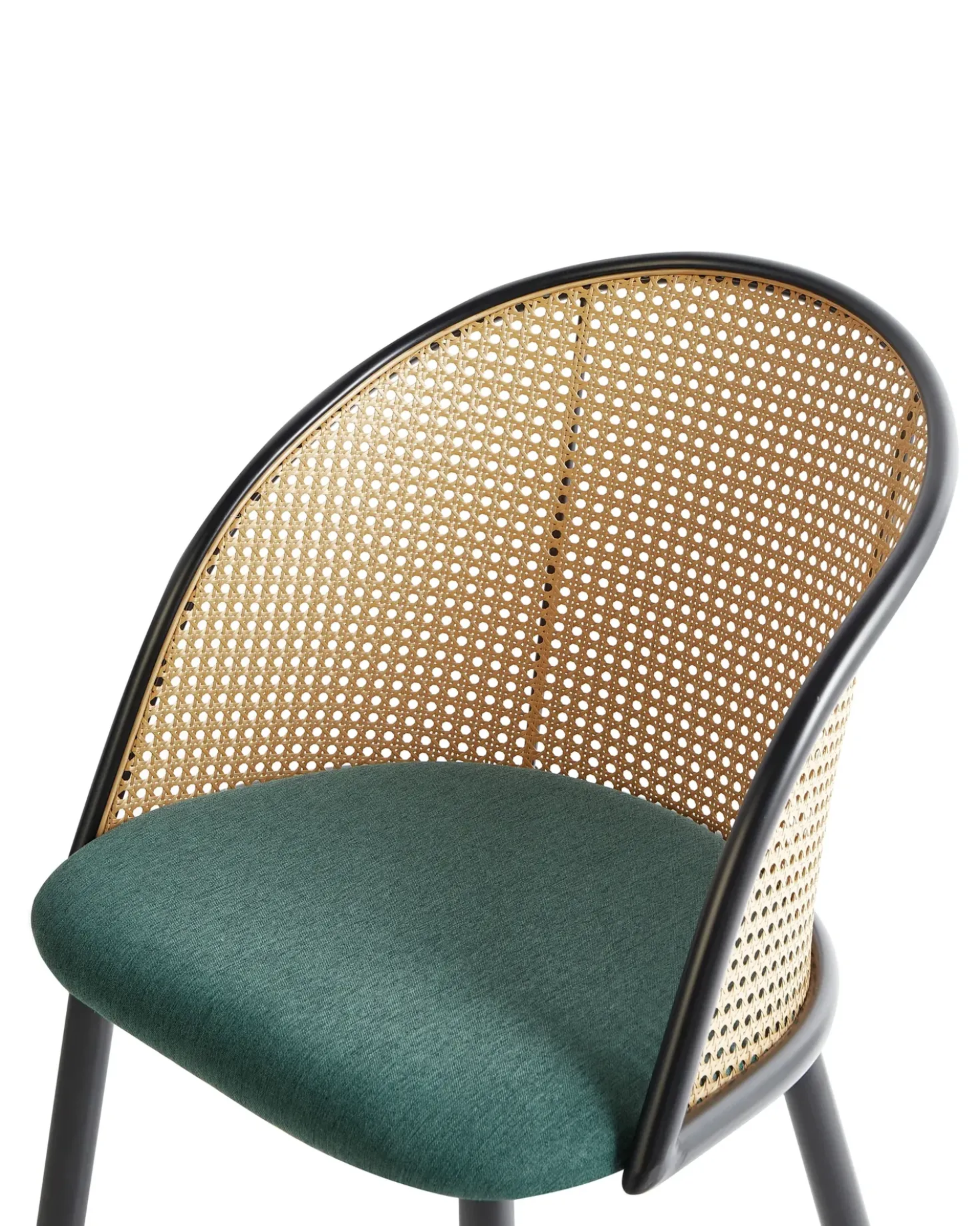 Set di 2 sedie da pranzo CORNELL Metallo Verde