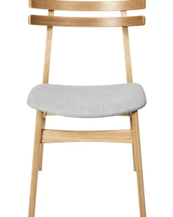 Set di 2 sedie da pranzo CYNTHIANA Legno Marrone chiaro/Grigio