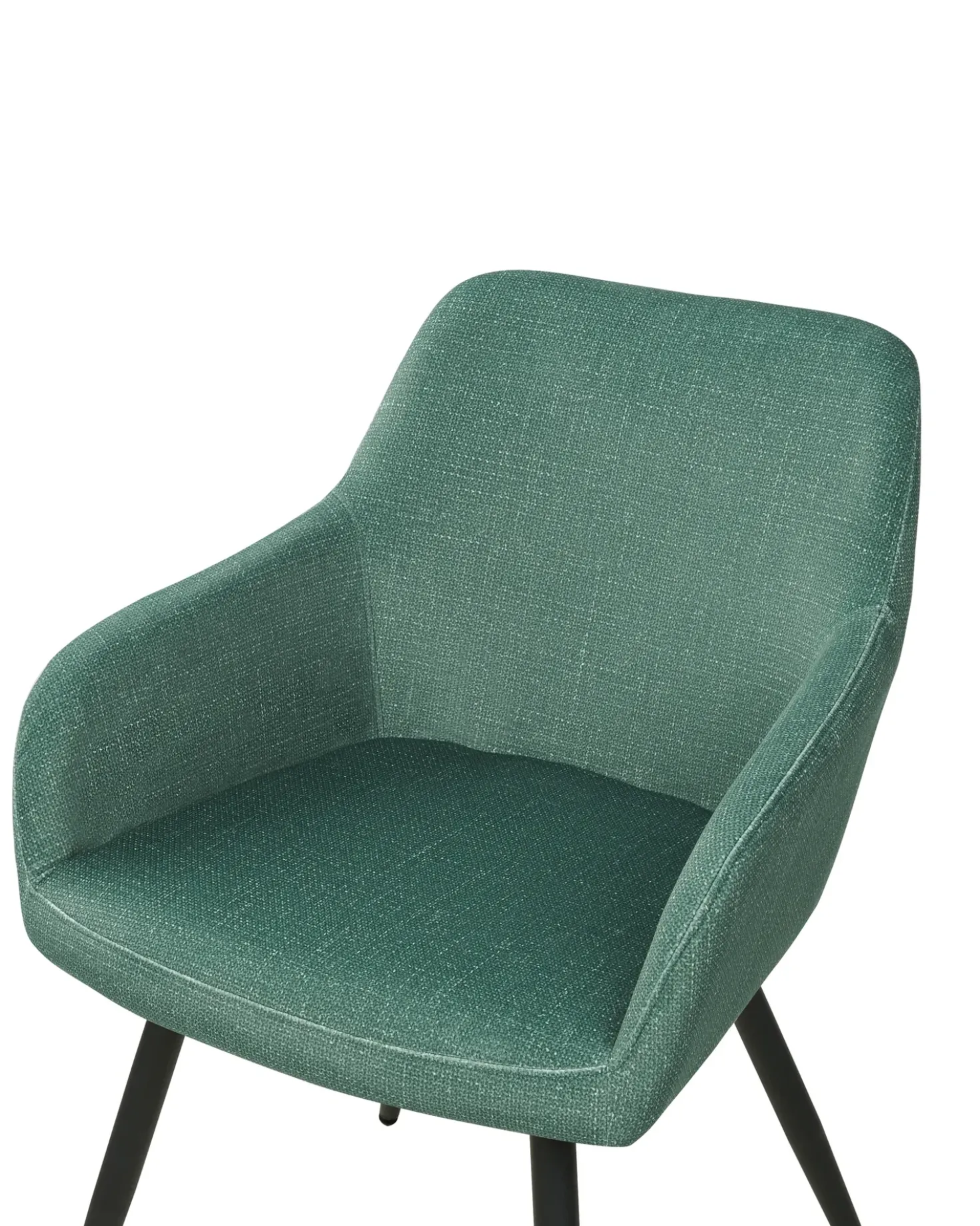 Set di 2 sedie da pranzo CASMALIA Velluto Verde scuro