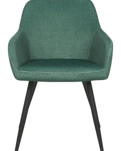 Set di 2 sedie da pranzo CASMALIA Velluto Verde scuro