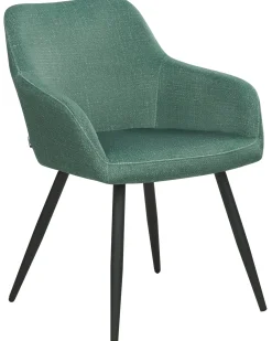 Set di 2 sedie da pranzo CASMALIA Velluto Verde scuro