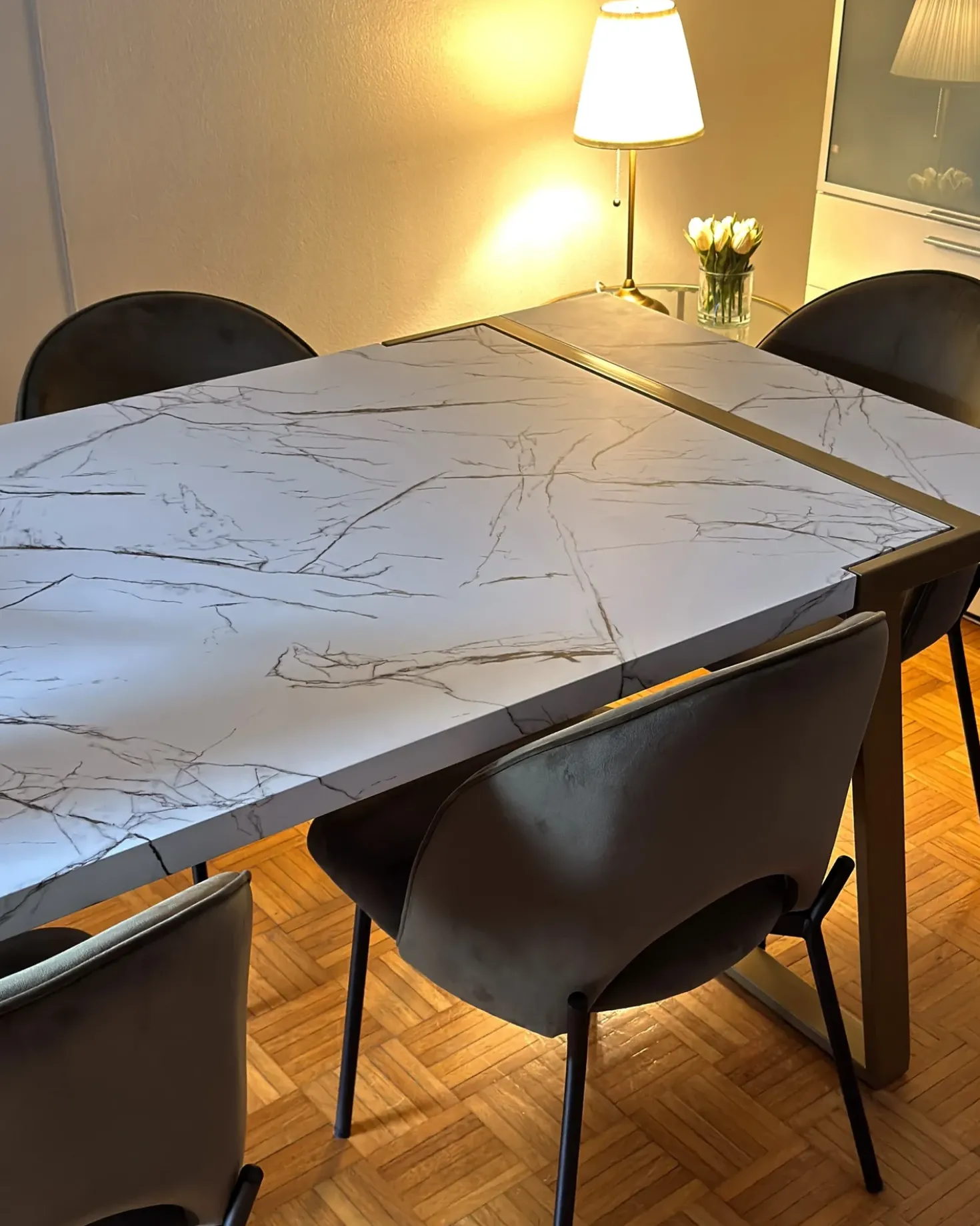 Set di 2 sedie da pranzo COVELO Velluto Verde scuro