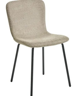 Set di 4 sedie da pranzo CALDWELL Tessuto Beige